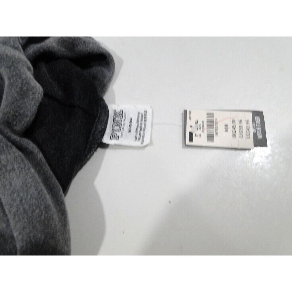 Victoria's Secret Pink Campus Cowl Neck Pullover Tunic Black Wash Medium New - Picture 4 of 4